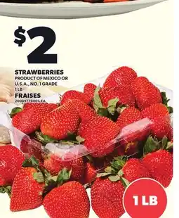 Independent Grocer STRAWBERRIES, 1 LB offer