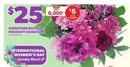 Independent Grocer SIGNATURE BOUQUET BOUQUET SIGNATURE offer