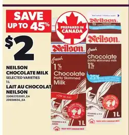 Independent Grocer NEILSON CHOCOLATE MILK offer
