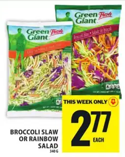 Food Basics BROCCOLI SLAW OR RAINBOW SALAD offer