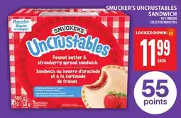 Food Basics SMUCKER'S UNCRUSTABLES SANDWICH offer