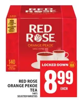 Food Basics RED ROSE ORANGE PEKOE TEA offer