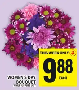 Food Basics WOMEN'S DAY BOUQUET offer
