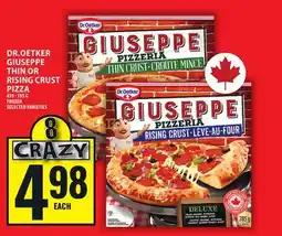 Food Basics DR.OETKER GIUSEPPE THIN OR RISING CRUST PIZZA offer