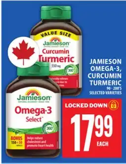 Food Basics JAMIESON OMEGA-3, CURCUMIN TURMERIC offer