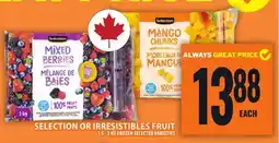 Food Basics SELECTION OR IRRESISTIBLES FRUIT offer