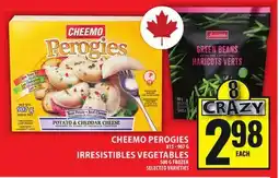 Food Basics CHEEMO PEROGIES OR IRRESISTIBLES VEGETABLES offer