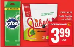 Food Basics EXCEL GUM OR DARE CANDY offer