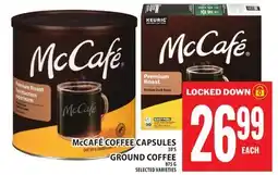 Food Basics McCAFÉ COFFEE CAPSULES OR GROUND COFFEE offer