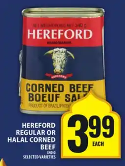 Food Basics HEREFORD REGULAR OR HALAL CORNED BEEF offer