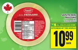 Food Basics SAPUTO MINI FRIULANO offer