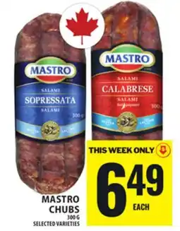 Food Basics MASTRO CHUBS offer