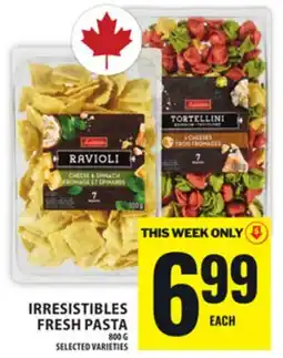 Food Basics IRRESISTIBLES FRESH PASTA offer