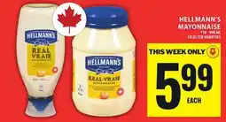 Food Basics HELLMANN'S MAYONNAISE offer