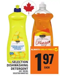 Food Basics SELECTION DISHWASHING DETERGENT offer