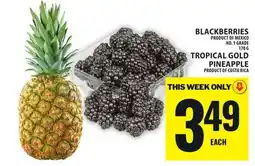 Food Basics BLACKBERRIES OR TROPICAL GOLD PINEAPPLE offer
