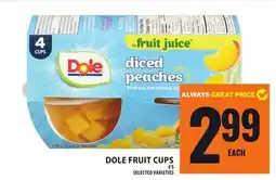 Food Basics DOLE FRUIT CUPS offer