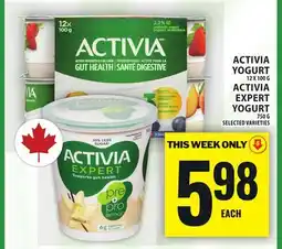 Food Basics ACTIVIA YOGURT OR ACTIVIA EXPERT YOGURT offer