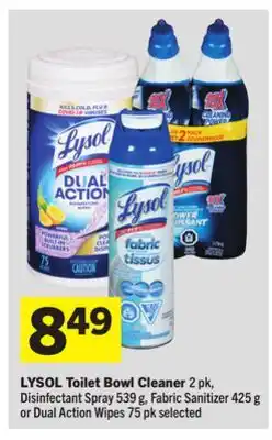 Foodland LYSOL Toilet Bowl Cleaner offer