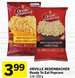 Foodland ORVILLE REDENBACHER Ready To Eat Popcorn offer