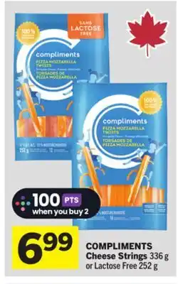 Foodland COMPLIMENTS Cheese Strings offer