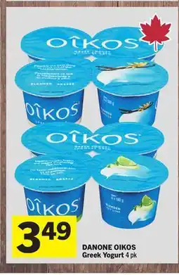 Foodland DANONE OIKOS Greek Yogurt offer