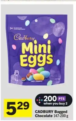 Foodland CADBURY Bagged Chocolate offer
