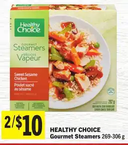 Foodland HEALTHY CHOICE Gourmet Steamers offer