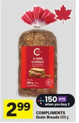 Foodland COMPLIMENTS Grain Breads offer