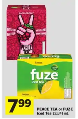 Foodland PEACE TEA or FUZE Iced Tea offer