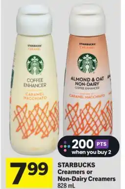 Foodland STARBUCKS Creamers or Non-Dairy Creamers offer
