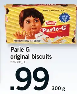 Fortinos PARLE G ORIGINAL BISCUITS offer