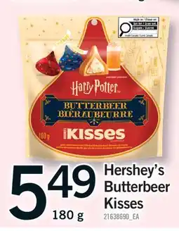 Fortinos HERSHEY'S BUTTERBEER KISSES offer