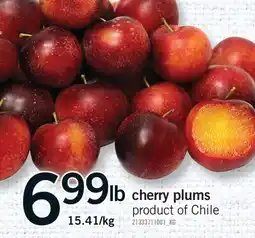 Fortinos CHERRY PLUMS offer