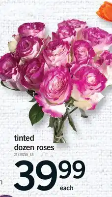 Fortinos TINTED DOZEN ROSES offer
