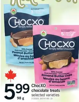 Fortinos CHOCXO CHOCOLATE TREATS offer