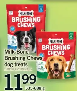 Fortinos MILK-BONE BRUSHING CHEWS DOG TREATS offer