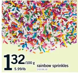 Fortinos RAINBOW SPRINKLES offer