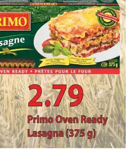 Fortinos PRIMO OVEN READY LASAGNA, (375 G) offer
