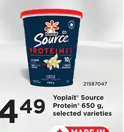 Fortinos YOPLAIT SOURCE PROTEIN offer