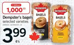 Fortinos DEMPSTER'S BAGELS, 6'S offer