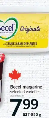 Fortinos BECEL MARGARINE offer