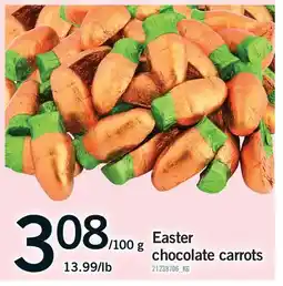 Fortinos EASTER CHOCOLATE CARROTS offer