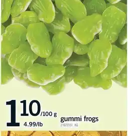 Fortinos GUMMI FROGS offer