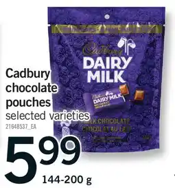 Fortinos CADBURY CHOCOLATE POUCHES offer