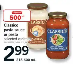 Fortinos CLASSICO PASTA SAUCE offer