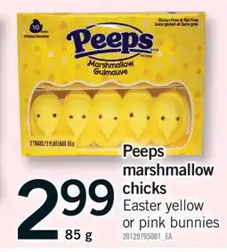 Fortinos PEEPS MARSHMALLOW CHICKS offer