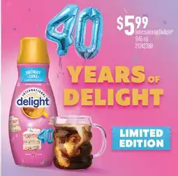 Fortinos INTERNATIONAL DELIGHT offer