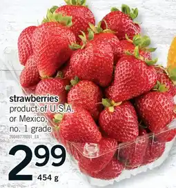 Fortinos STRAWBERRIES offer