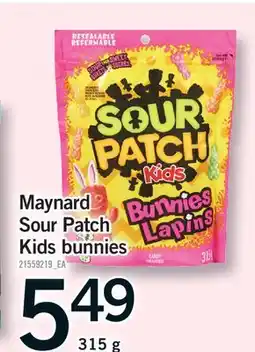 Fortinos MAYNARD SOUR PATCH KIDS BUNNIES offer